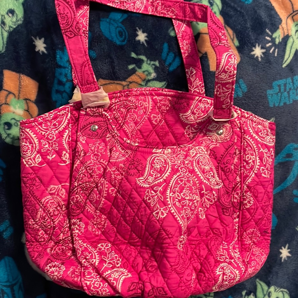 Vera Bradley Glenna Stamped Paisley and Trifold Wallet Stamped Paisley